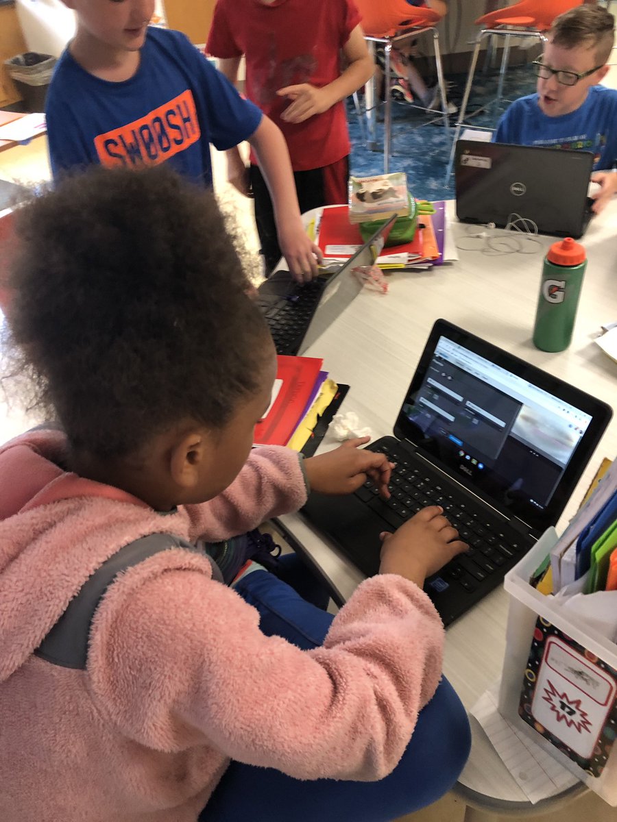 JKThompson5's tweet image. Today my Ss learned to use @WeVideo to showcase their research. @TonyJAmbrose did a great job getting us going! The Ss are so excited &amp;amp; ❤️all the features! #lastdayiswhen #keepthemlearning  @HiltonCadetTech