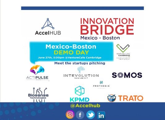 AccelHub's tweet photo. We are happy to invite you to ๐ฅDEMO DAY๐ฅHappening on June 27th at 5:00pm @VentureCafe
The 7 ๐ฒ๐ฝ #startups in residence of #AccelHUB program will be PITCHING ๐We extend this invitation to investors, VCโs, entrepreneurs and everyone else who is interested in meeting them. https://t.co/0DSNb56UzI