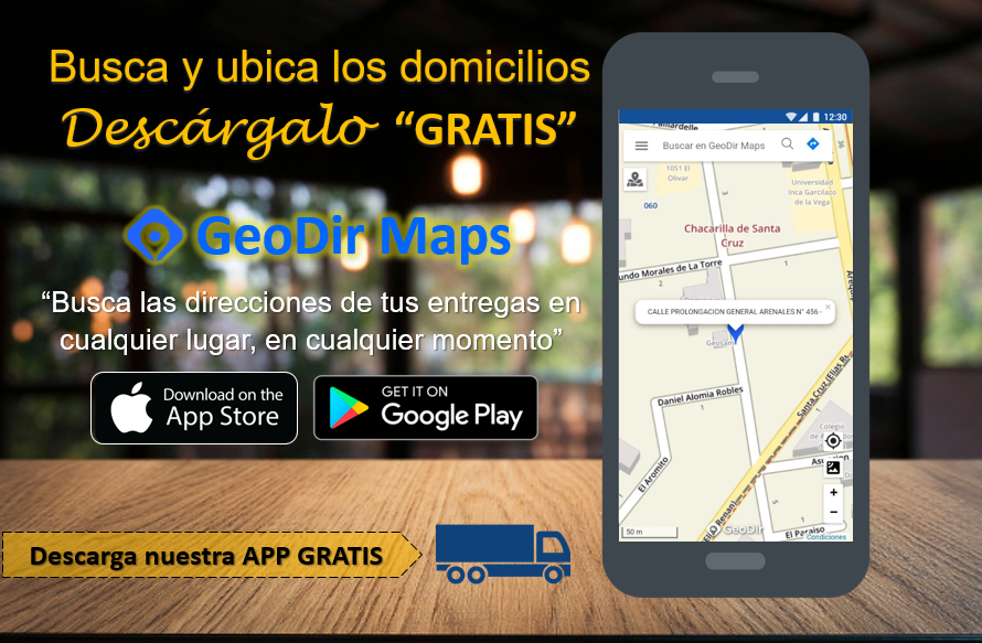 MasielAbad's tweet photo. Descarga Gratis la nueva #app #GeodirMaps peruano, que te ayuda a obtener mejores resultados de Búsquedas de direcciones.
En ella puedes visualizar Calles, Cuadras, Manzanas, Urbanizaciones, Sectores y mucho más, ingresa aquí https://t.co/wNeib7ER6g https://t.co/HiWGMhMXVG