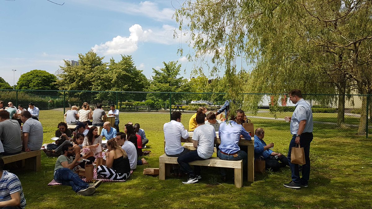 Happy International Picnic Day! We gathered up on the front lawn this sunny afternoon to enjoy another delicious meal from our chef Sonia. ☀️ #picnic #internationalpicnicday #sitecore #stylelabs