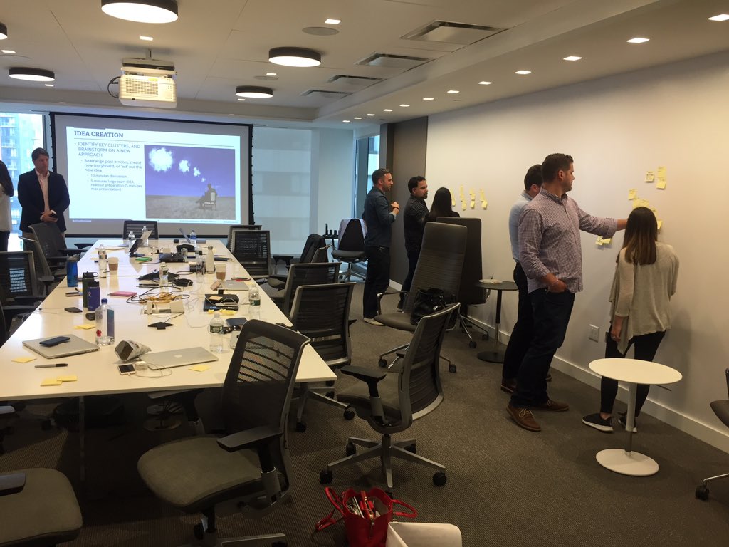 Design thinking #ABM workshop! What does a best in class #accountbasedmarketing capability look like in future state? @siriusdecisions <a href="/forrester/">Forrester</a>