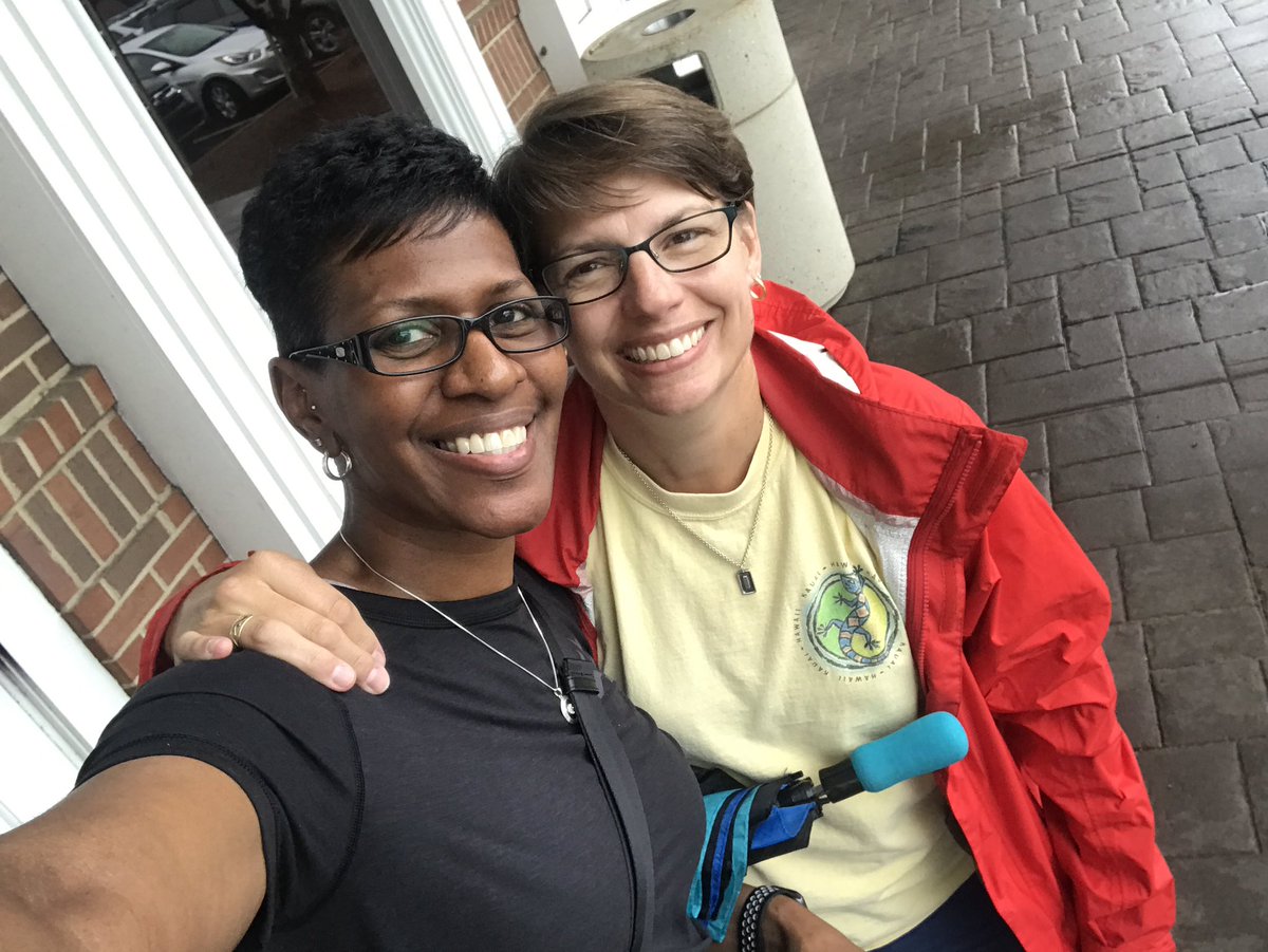 Dr. Brace & Dr. Taylor 👊🏾 #WeGoWayBack #SMG #PhysicalEducation #MyDawgForLife #TrueFriendship #LoveForKids 💕🙌🏾📚🥰👭#NoFilterNeeded #PaneraBread