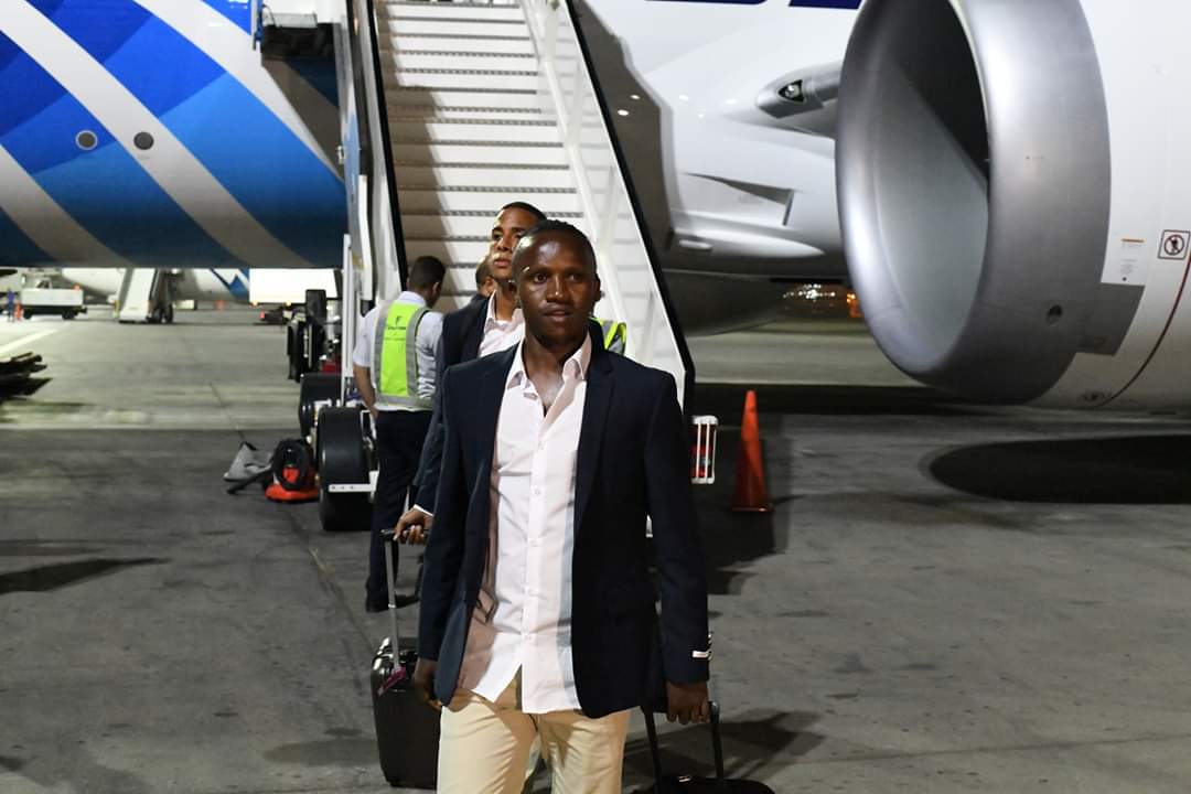 Harambee__Stars's tweet photo. Touchdown in Egypt. This has been our dream, and we are here to make history. #Tunaweza https://t.co/8wuHsUb2Tt