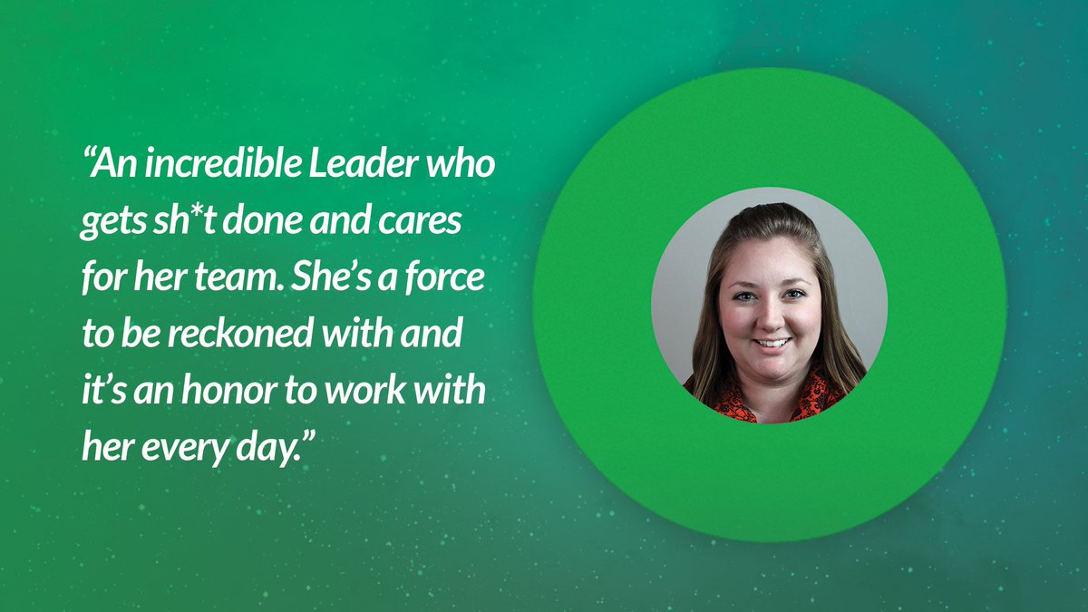 What do you do when there's a four-way tie for Employee of the Week? We hold a shoot-out at our indoor basketball hoop. First one to make a basket wins. Congratulations, Kayla Lloyd, Director of Digital Media! #employeeoftheweek