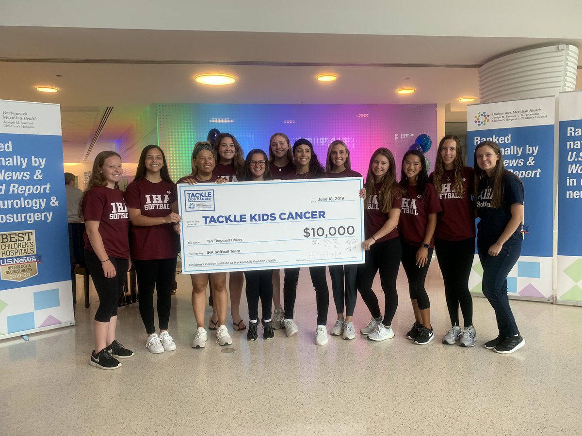 ihasoftballnj's tweet photo. Beyond proud of the 2019 team and families for raising $10,000 for @TackleKidsCancr in honor of Anthony LaRezza. #inhismemory #forAnt #kidshelpingkids ๐ https://t.co/6uF68qMPD9