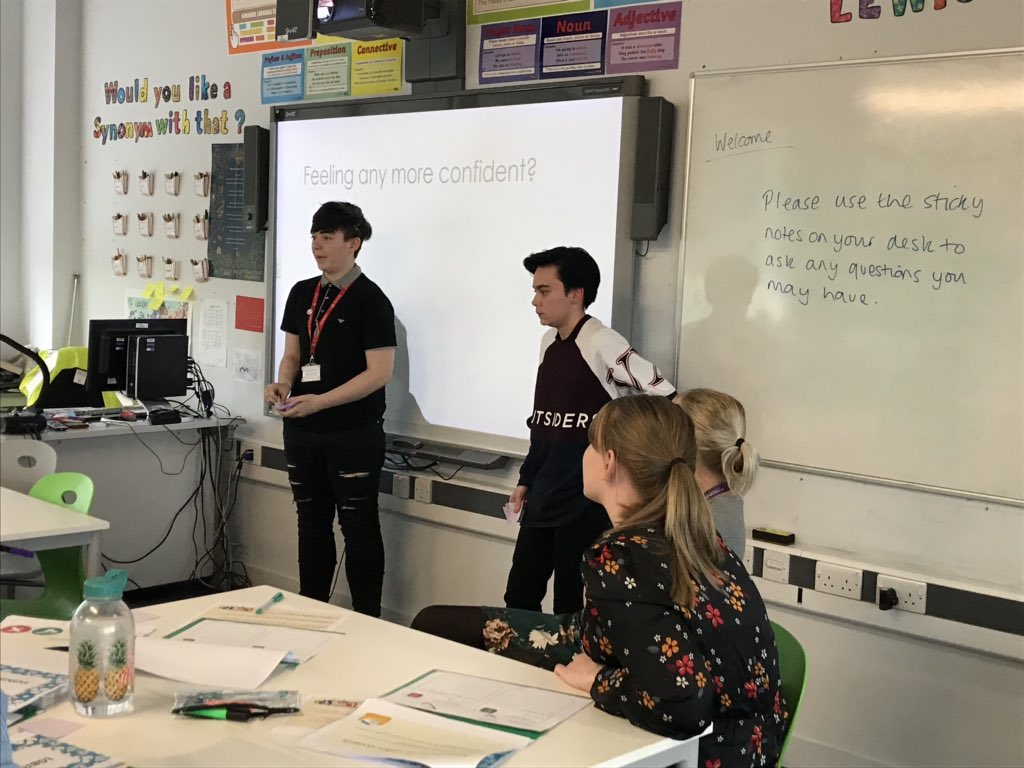 Celebrating LGBTQ+ month with some fantastic CPD tonight, delivered by Mr Lewis and Y12 students. #beyourself