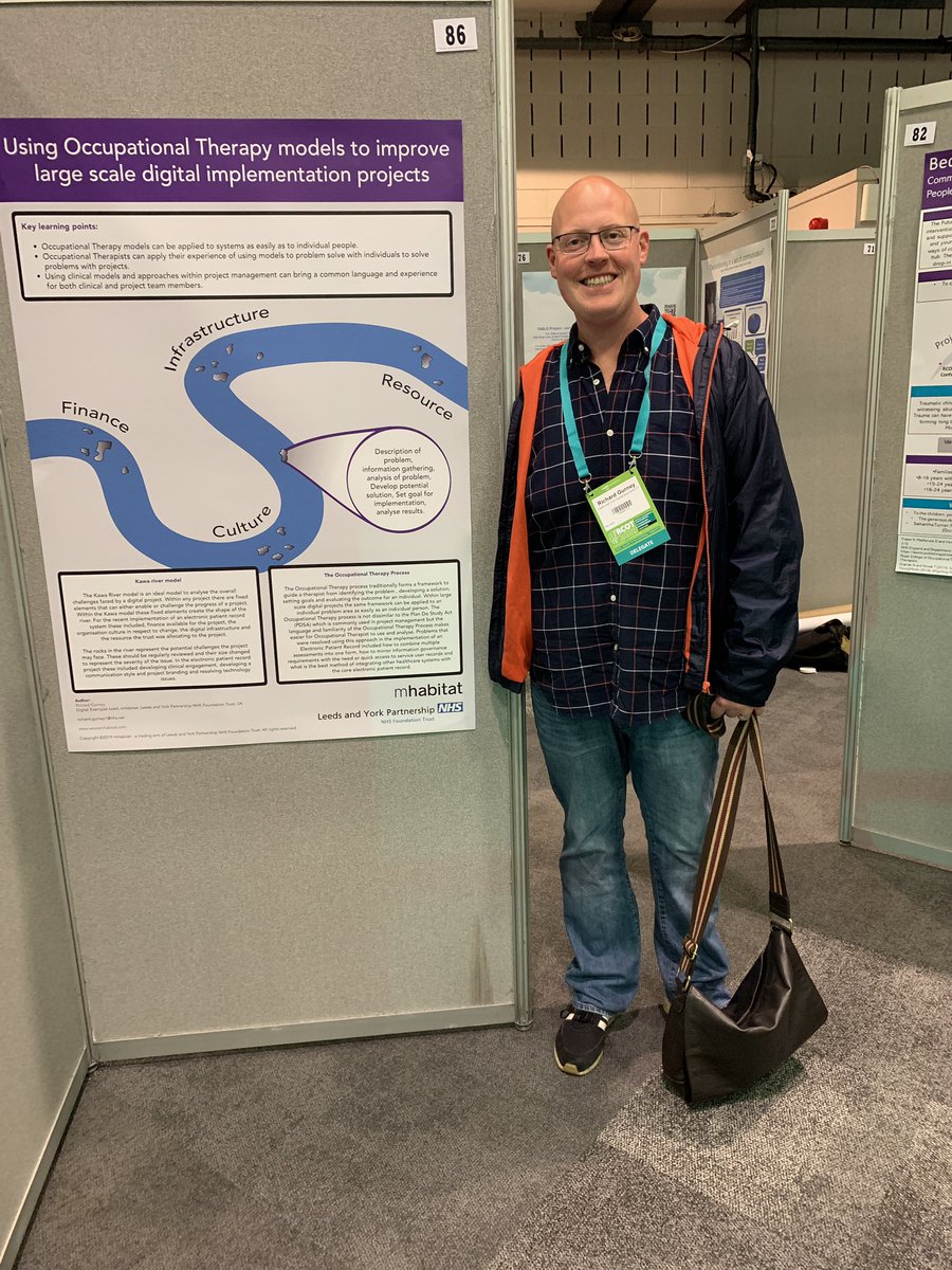 rhgurney's tweet photo. Just got back from   RCOT conference promoting the use of OT models to power @LeedsandYorkPFT digital innovation to find my article on digital codesign with AHP preceptors has been published!  Exciting times! https://t.co/GOHEsuIf7r