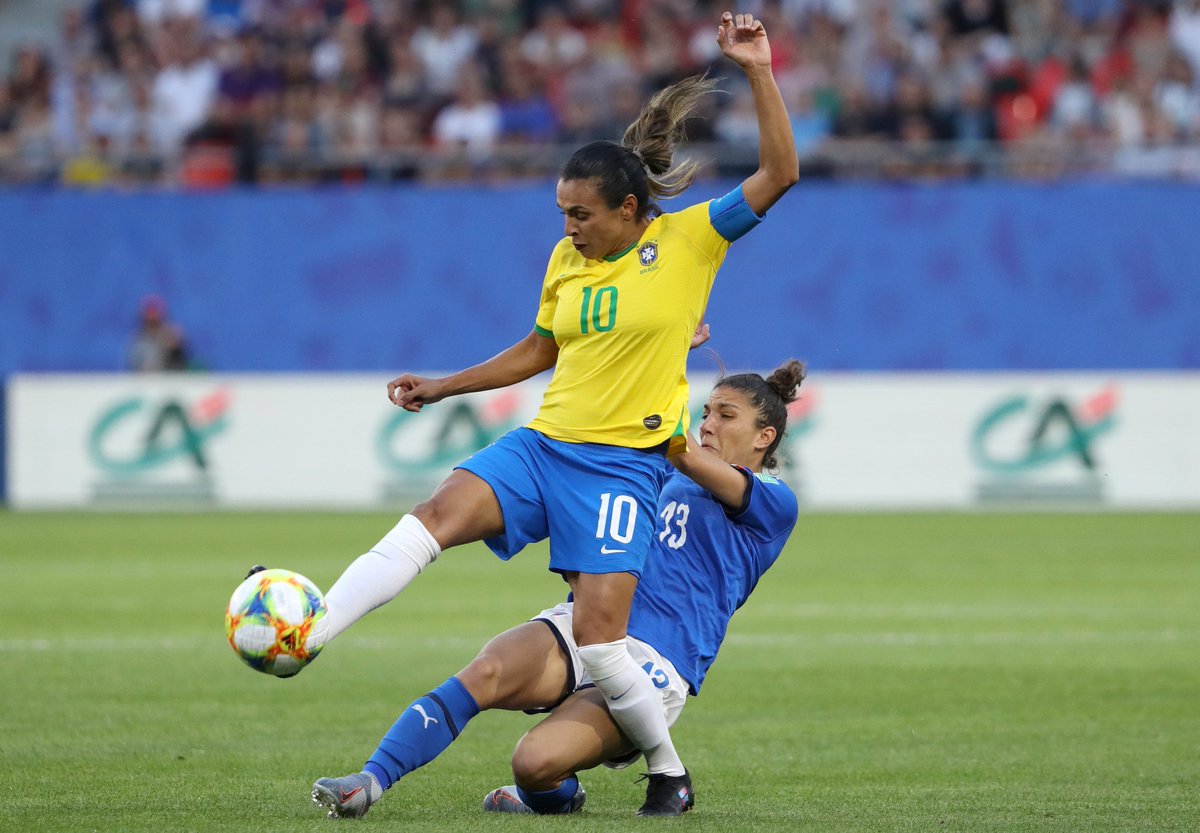 A MAIOR ARTILHEIRA DA HISTÓRIA DE TODAS AS COPAS DO MUNDO!!!! 

EU TE AMO, MARTA!!!!!!!!

#AquiÉCopaDoMundo
#CopaDoMundoFemininaDaFIFA #BRAxITA