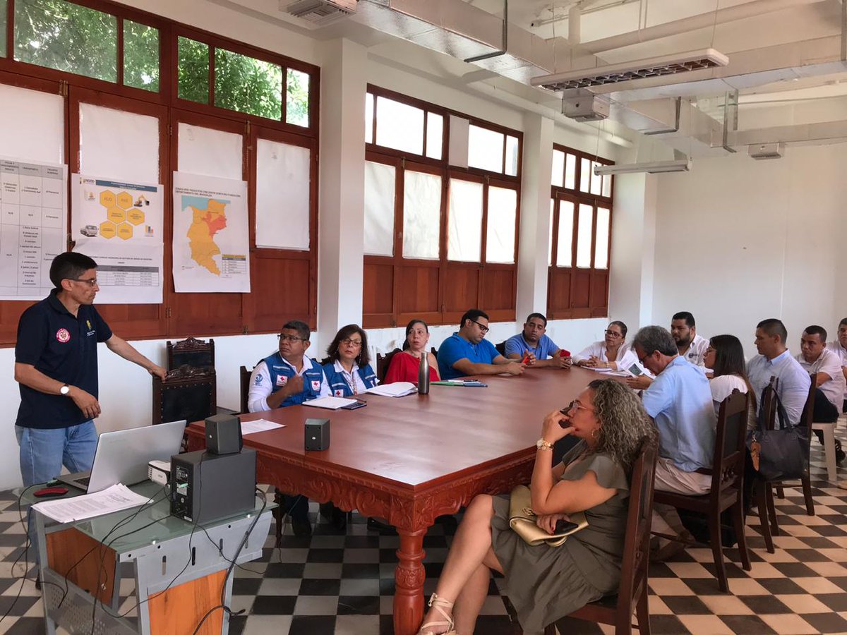 #SantaMarta | UNGRD adelanta mesa de trabajo del marco estrategico y y seguimiento al #PNGRD  en el departamento de Magdalena. Participan Secretarías Departamentales, entidades operativas, representantes de la <a href="/CORPAMAG/">CORPAMAG</a>, entidades de conocimiento y CDGRD del Magdalena.