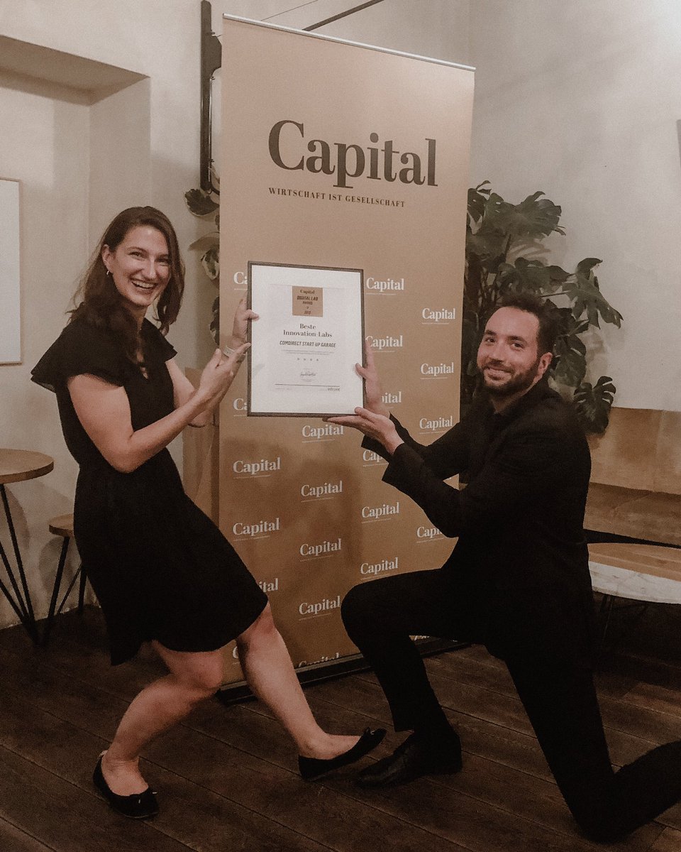 msjanakoch's tweet photo. So honored and proud of my team to have been rewarded the #labaward by @capitalMagazin and @InfrontHamburg as one of Germanys Best Innovation Unit🤩🥳
@comdirect #bankneudenken @Arno_Walter @Sabine_Schoon @AnSiragusano @GeerdLukassen #innovation #digilabscommunity https://t.co/7XOPAktaeh