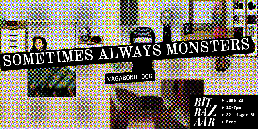 TheBitBazaar's tweet photo. Always Sometimes Monsters by @VagabondDog was featured at our earliest events. Now, Sometimes Always Monsters is a part of #bitbazaar10! Get some personal time with this highly anticipated followup and some Vagbond Dog merch, too! #totechzines https://t.co/KX7dC20D2v
