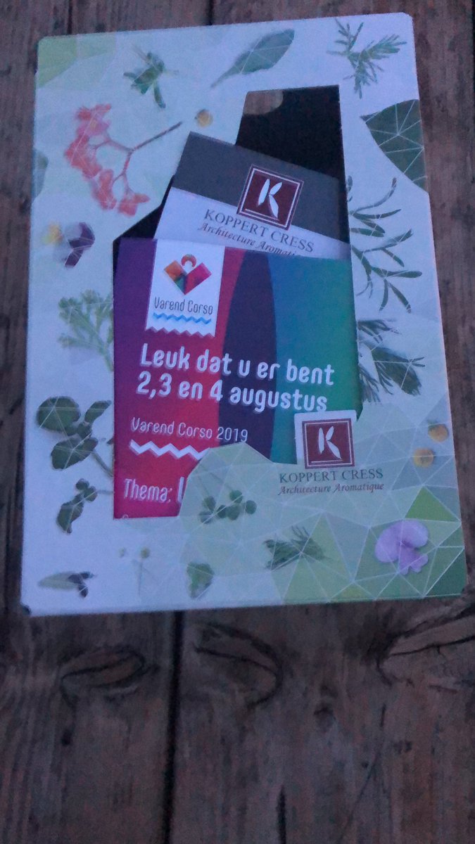 marcelknijn's tweet photo. Mooi van de nieuwe voorzitter #varendcorso #westland #koppertcress https://t.co/rYyvWwKhSR