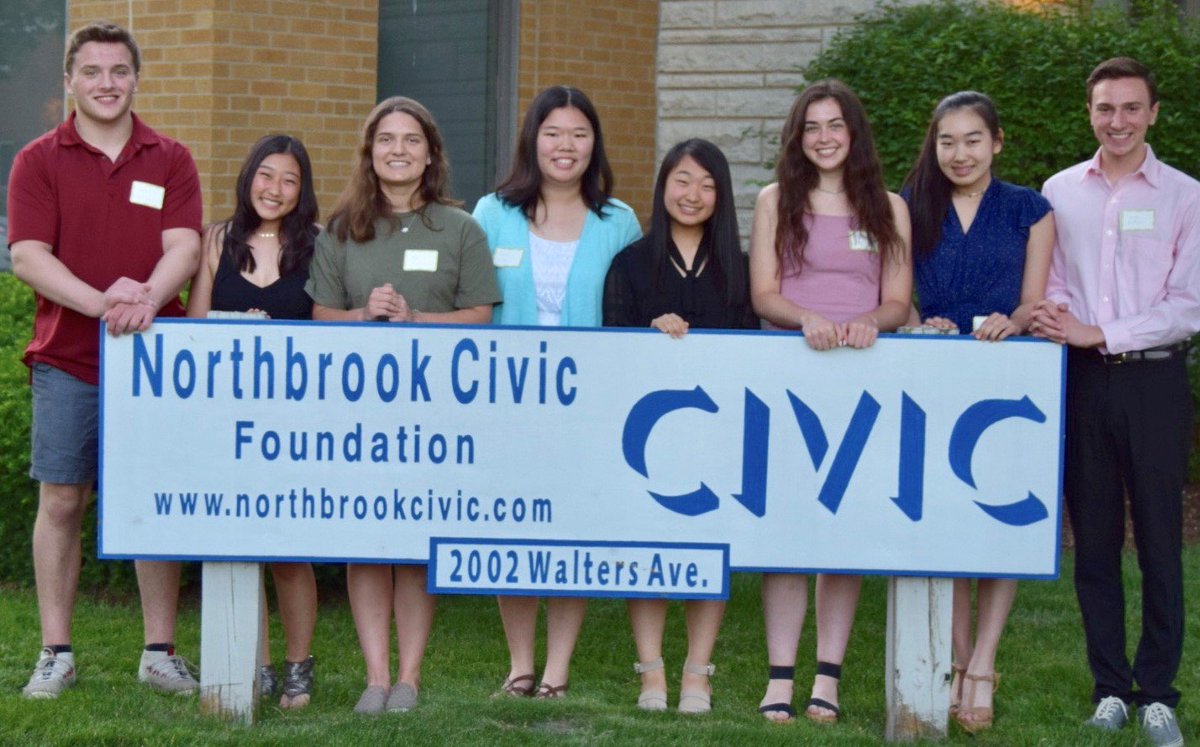 NorthbrookTower's tweet photo. The Northbrook Civic Foundation welcomed its 2019 scholarship winners at its monthly meeting on June 10.

https://t.co/fDIrW2rRwF https://t.co/HIvLZabr7y