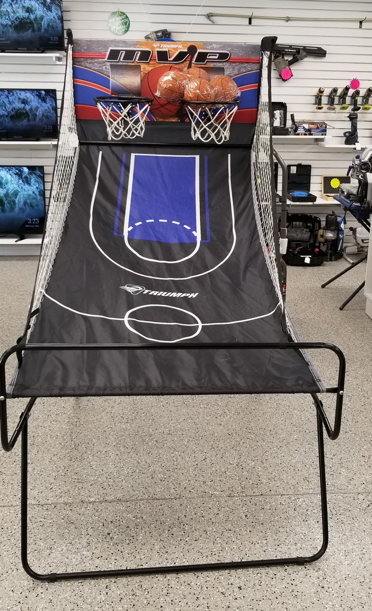 Pawn2Cash's tweet photo. Triumph Basketball game with digital scoreboard in stock!  This game is fantastic to keep the kiddos busy during the summer break!  Only $69.99 #pawnshop #shoplocal #greatdeals #summerbreak https://t.co/p826C5HAxN