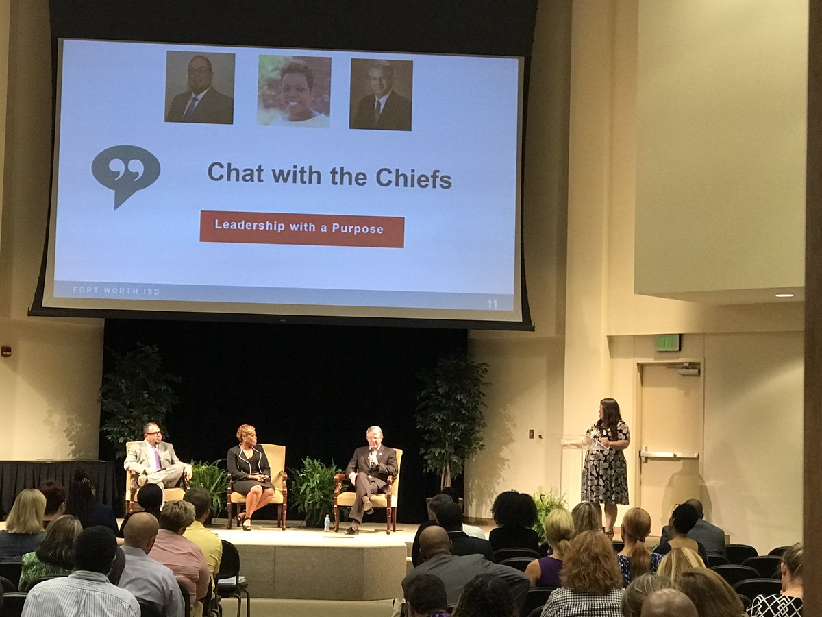 lezleylewis's tweet photo. Getting to Know our Chiefs! Thank you @w3ndywoohoo for moderating! #PPLE19 #leadershipwithpurpose @FWISDPLI @CharlesTCarroll @penaraul @cheriee___ https://t.co/5sP7U5Ivjl