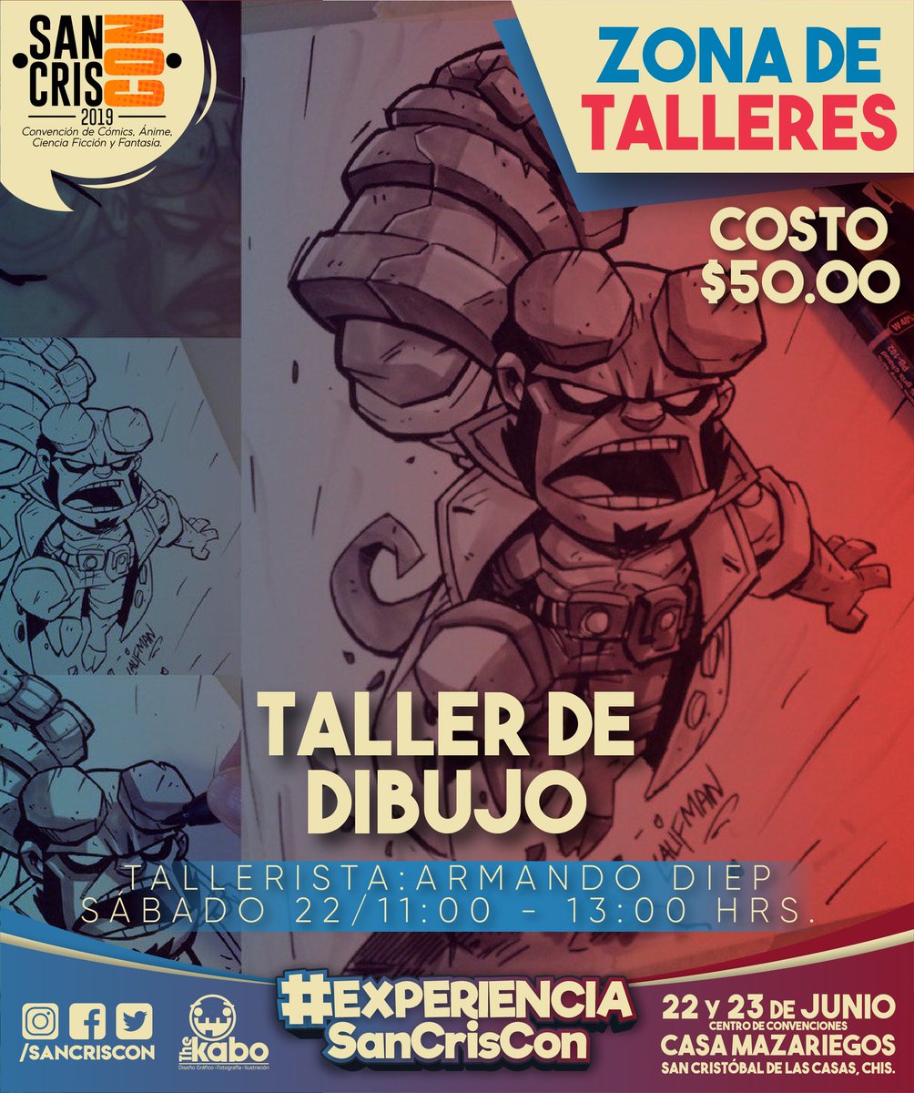 SanCrisCon's tweet photo. Aquí les dejamos los horarios de nuestros talleres para que los niños, niñas y jóvenes de todas las edades participen!!
#ExperienciaSanCrisCon
(Talleres del día sábado 22) https://t.co/mHyWtrClgu