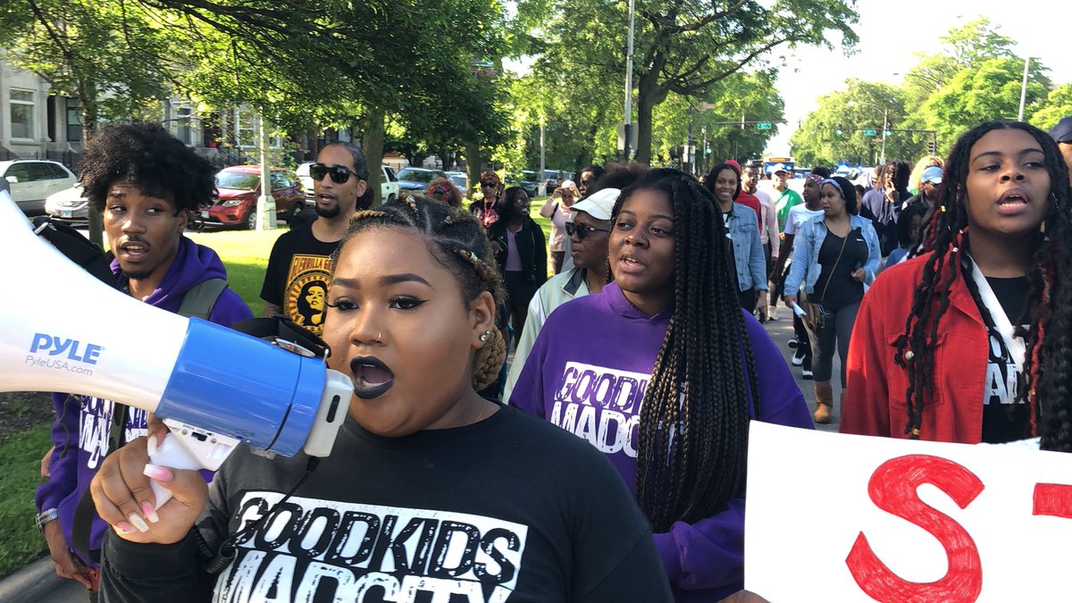 GKMC18's tweet photo. Thank you @KOCOmmunity for allowing us to march with you for #WeWalkForHer2 

We have to keep a spotlight on Black girls who go missing and/or who are harmed. The media doesn’t give us airtime, politicians aren’t rushing to push policy to save us. We’re all we got!
#SayHerName https://t.co/4pmmgAfa1u