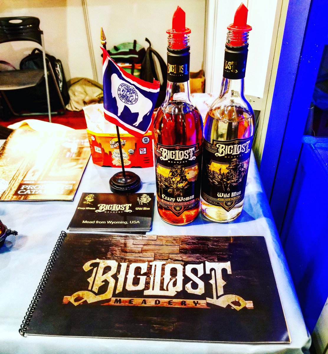 BigLostMead's tweet photo. Big Lost is officially in Taiwan at Food Taipei International Tradeshow! Come try us if you're in the area. 
#biglostmeadery #getyourpillageon #becomealegend #drinkinghorn #spreadwyoming #vikingstuff #mead #craftbeer #foodtaipei #meadinasia #asia #asiacraftbeer #taiwan https://t.co/GyG5PzrrG2