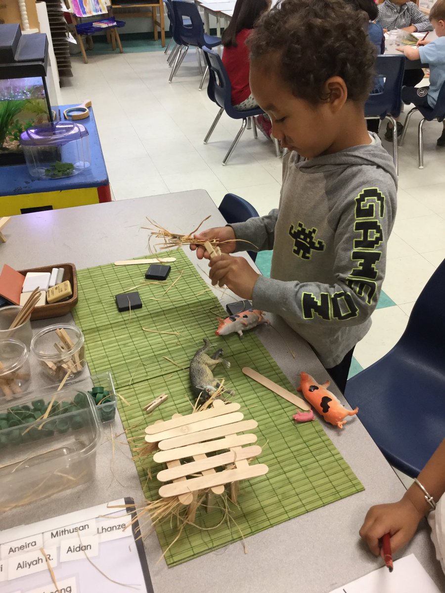 QVRm115's tweet photo. Working on a retell of The Three Little Pigs with some design challenges thrown in. 🐷🐷🐷🐺 https://t.co/oCuJX7YKxk