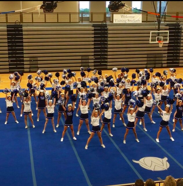 MeganWinters28's tweet photo. Cheer Camp Send Off Showcase!! Girls put on an AMAZING show- even my Gram’s showin her 💗 with an OW Cheer blanket! @OlatheWestCheer @OWcheerboosters https://t.co/lTswAbUVMF