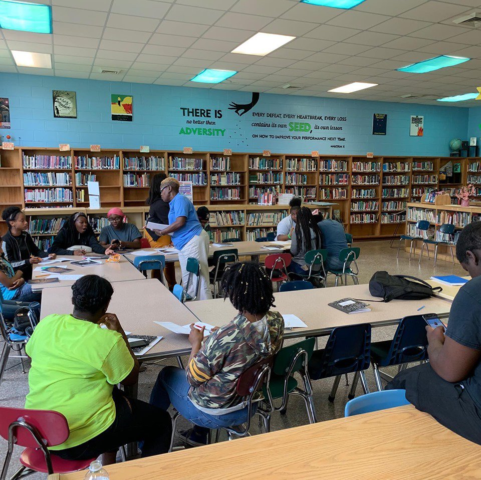 CollegePrepU1's tweet photo. Day 2 of our College and Career Readiness Boot Camp with @gearupalabama was a success!🌟📚We are having such a great time at Francis Marion High school! 2 days down, 3 more to go!!🌟🌟🌟 #rchatchhighschool #actscoorebooster #gearupworks #nccep #gearupalabama #alsde #perrycounty https://t.co/1fGn3gdAxq