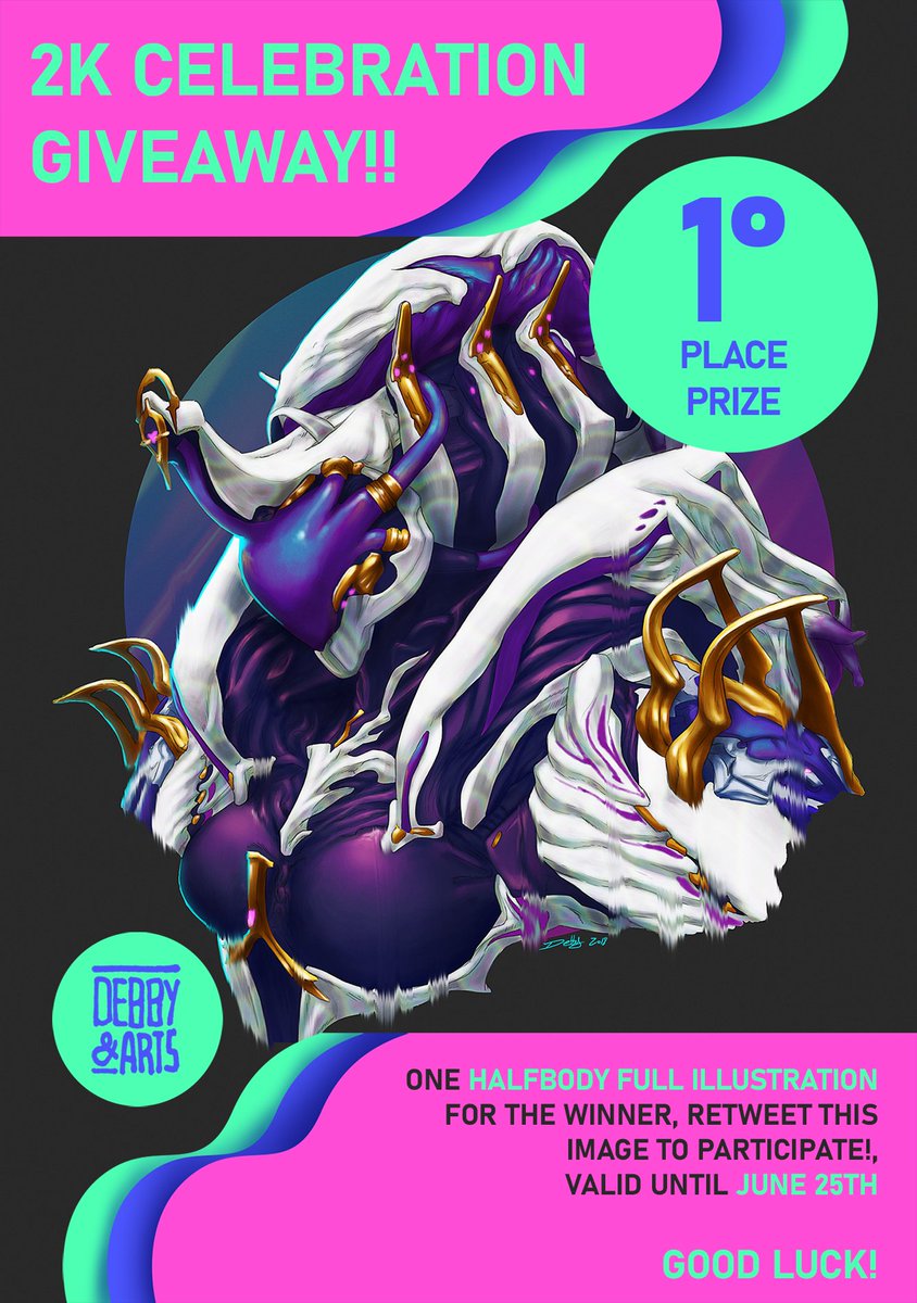 🔥🔥2K CELEBRATION GIVEAWAY!!🔥🔥

I'M SO HAPPY FOR ALL THE PEOPLE THAT FOLLOW ME AND SUPPORT ME!! I LOVE Y'ALL TO DEATH!! ❤️ SO TO CELEBRATE, I'M GIVING AWAY A "HALFBODY FULL ILLUSTRATION" OF ANYTHING YOU WANT!

⚡️RETWEET THIS POST TO PARTICIPATE ⚡️

🍀GOOD LUCK EVERYBODY!🍀