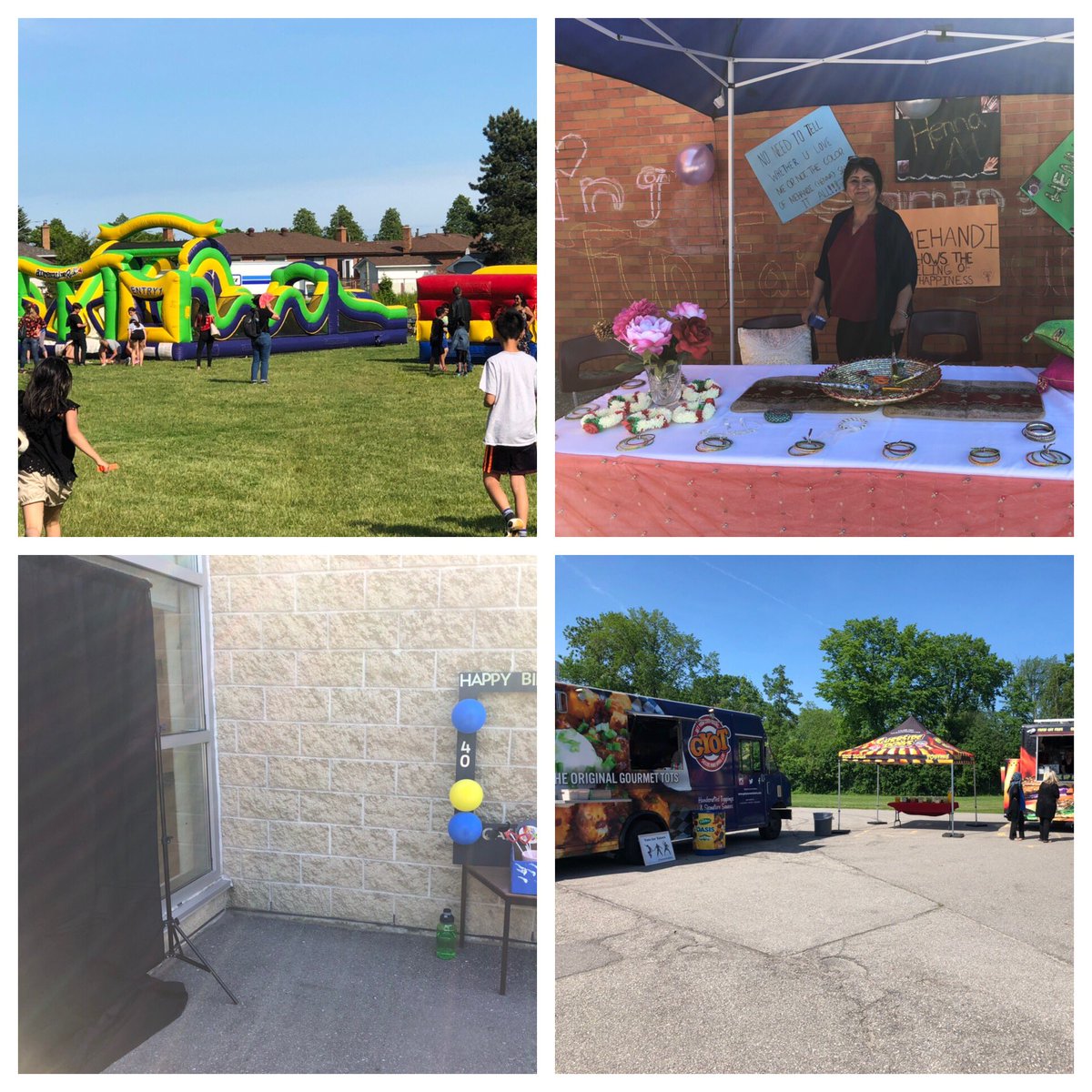 CashmereAvePS's tweet photo. Our 40th Anniversary Fun Fair is on NOW!! Bouncy castles, food trucks and activities galore - come on out @PeelSchools!!! #CashmereComets https://t.co/j8LNtoopnF