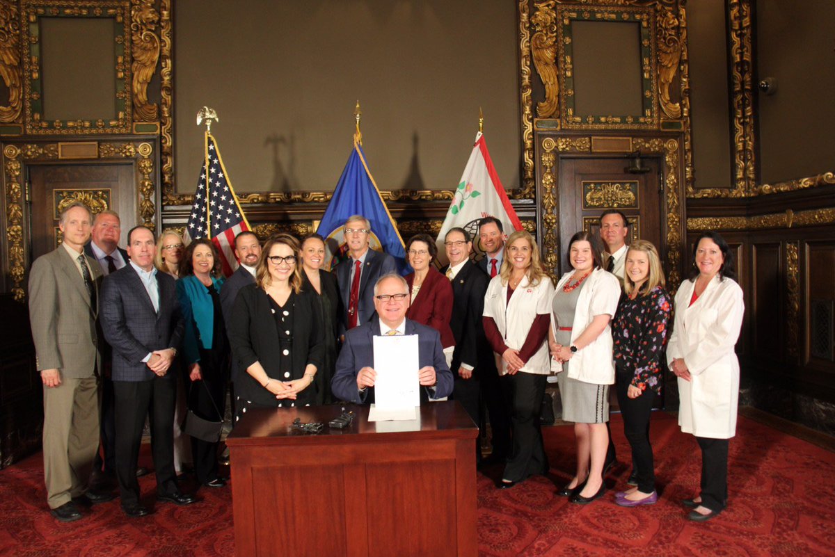 Morrison4MN's tweet photo. Shout out to @AliceMann4House for authoring the bill to license and regulate PBMs. Important step toward bringing down drug prices. Proud to be a co-author and conference committee participant. #DrugPriceTransparency #mnleg https://t.co/jGt5xOeclF