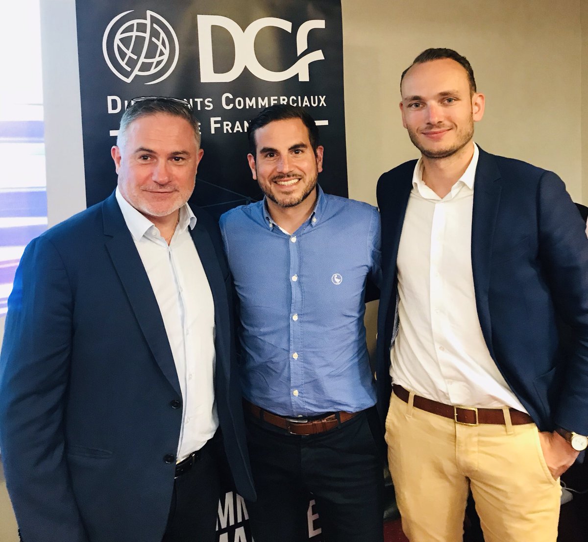 StDamota's tweet photo. La team @CegidGroup #Expert_Comptable aux @DCFParis pour une #conf autour du cycle d achat client. Merci président @Tducleuziou https://t.co/QtJczzpTYv