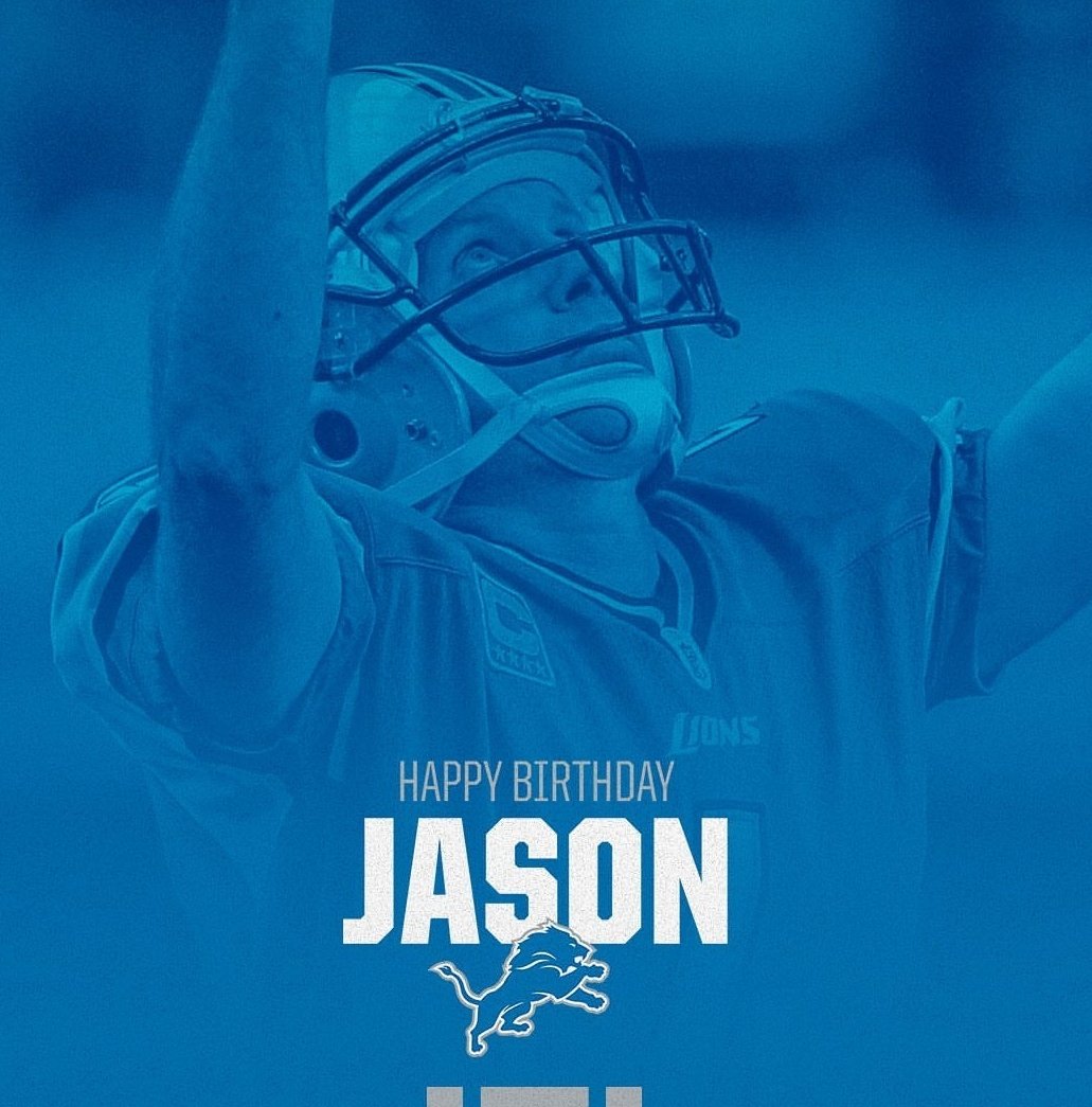 Join us in wishing a happy birthday to legend Jason Hanson! 