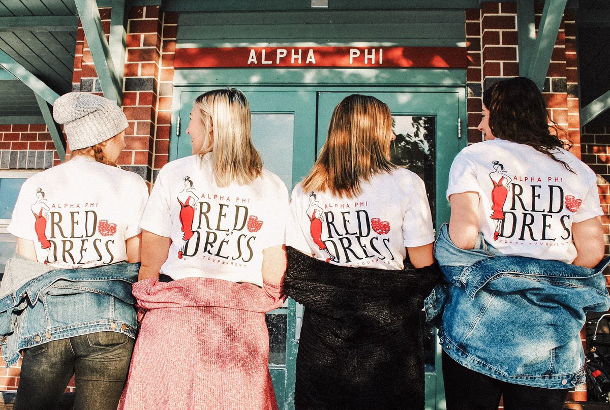 Red Dress Poker Tournament: our philanthropy for women's heart health! Our generation has been blessed with many incredible women who serve as important role models. The least we can do is continue to fund the research to keep every single one healthy! ♥️ #alphaphiunk