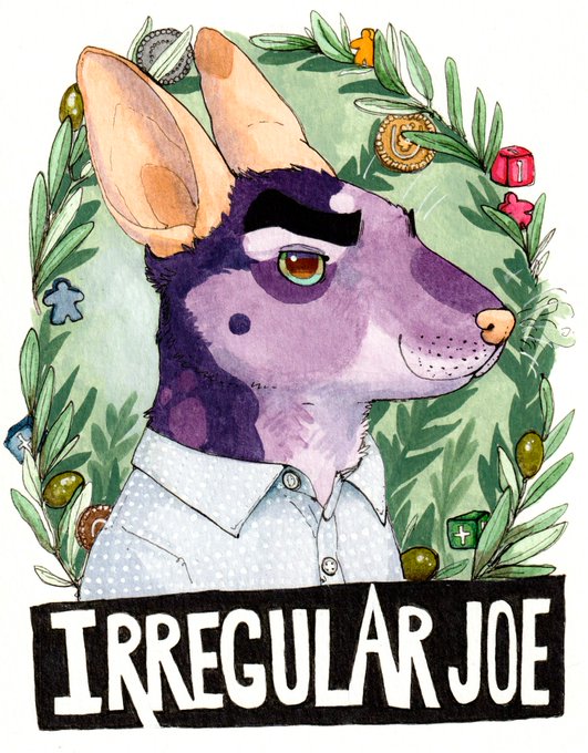 watercolor badge commission for @plothole !!! 