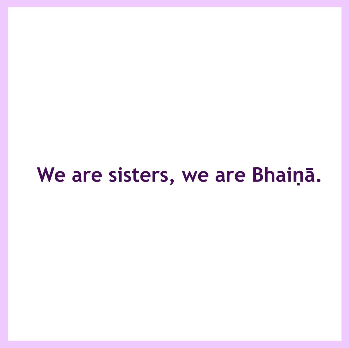 bhainaproject's tweet photo. Over the next 6 months we will be sharing your experiences with the aim of starting a conversation in which we can all collectively progress.

If you would like to share your experiences, please contact us at bhainaproject@gmail.com

Please share &amp; retweet! 💜 https://t.co/i7MTFySMQh