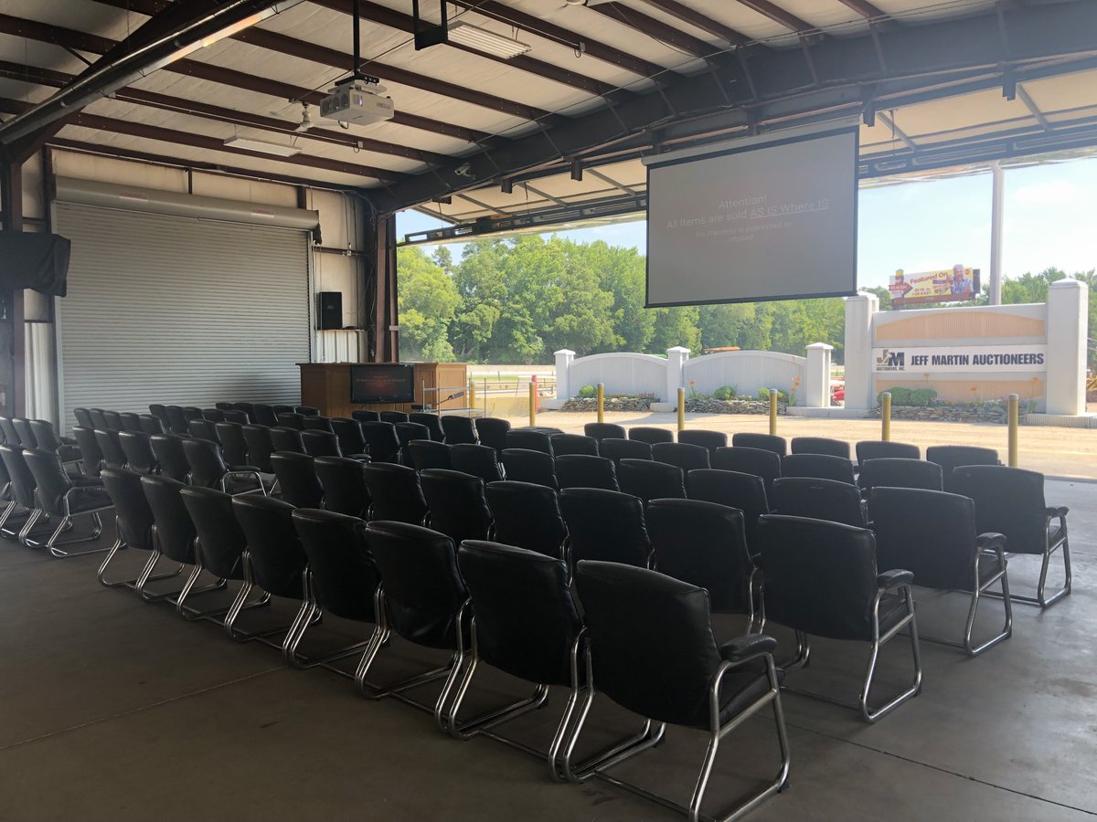 JMAuctioneers's tweet photo. We are #LINED UP &amp; ready for the #AUCTION tomorrow in #Pelzer, SC! 3 auction rings running for your convenience. Ring 1 - Equipment, Ring 2 - Trucks &amp; Trailers, Ring 3 - Tools &amp; Misc. View all items here:  https://t.co/2PpJCjFgKj #JeffMartinAuctioneers #JeffMartin #YardFull https://t.co/fjg63MUGII