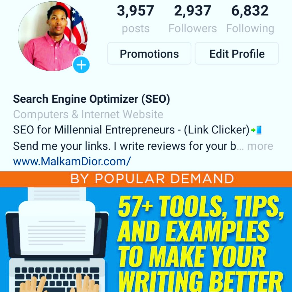 SEOMalkamDior's tweet photo. 57+ Content Tools, Tips, and Examples to Make Your Writing Better. 📲
.
.
#MalkamDior #socialmedia #infographic #digitalmarketing #contentmarketing #growthhacking #startup #SEO #marketing #bloggingtips #deeplearning #ai #machinelearning #bigdata #fintech #searchengineoptimizer https://t.co/gkfKu368wU