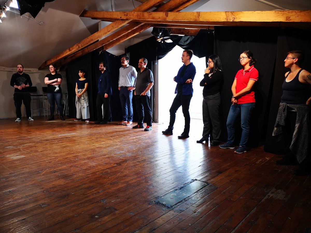 ImprovToronto's tweet photo. Last night we focused on idea generation. Don't overthink. Keep it real. And if you make a mistake, make it a BIG one! We support each other in good humor and the learning never stops. #improv #bebold #improvpants #actors https://t.co/DYr6f73LZQ