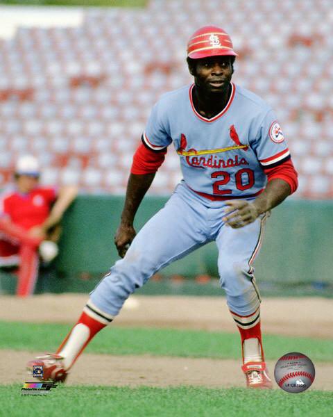 Lou Brock in the beautiful baby blue Cardinals unis Happy Birthday Brock!  