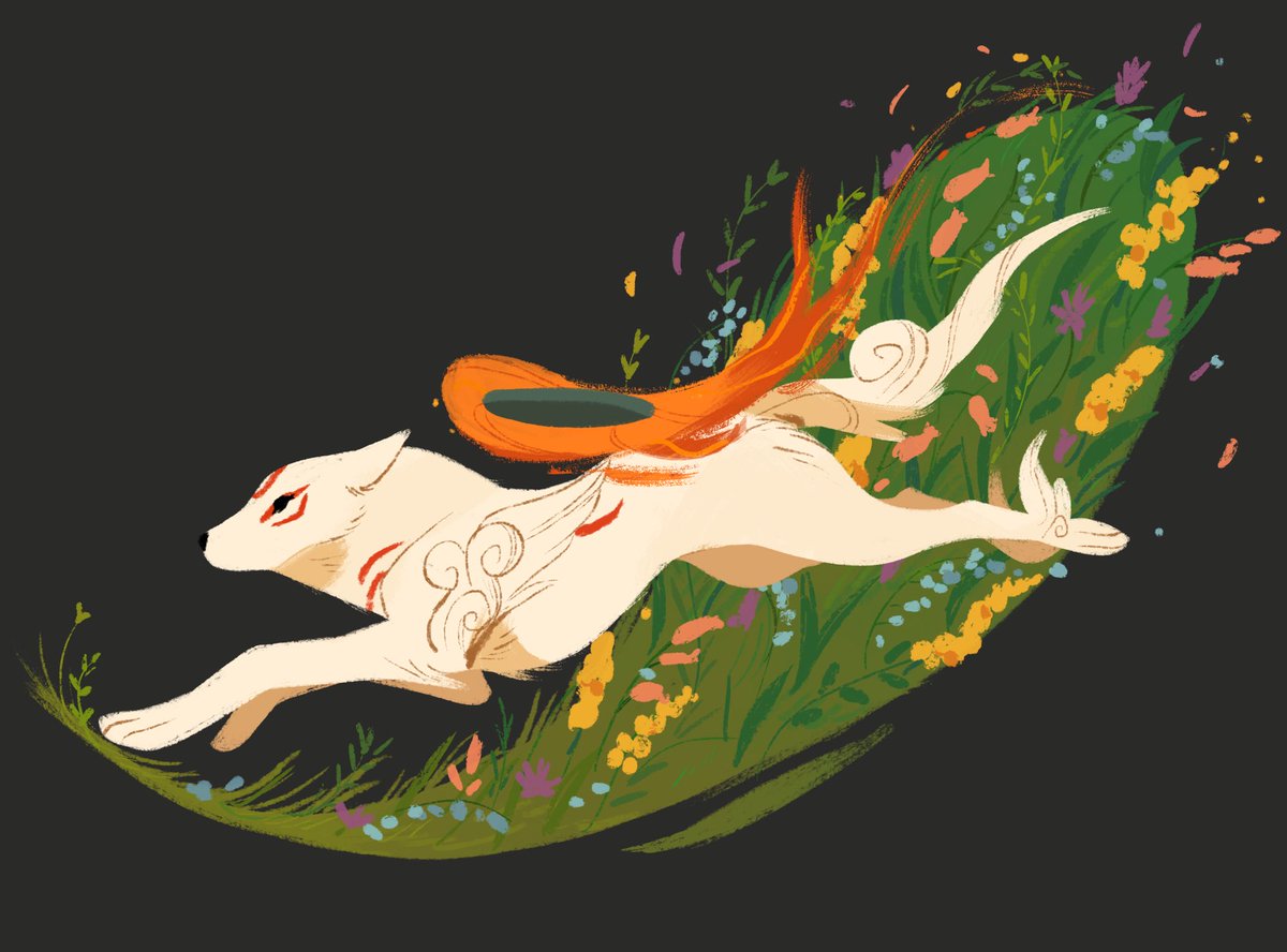 strangelykatie's tweet photo. Playing Okami for the first time with my gf.... I love Mom https://t.co/0kuxKIViAx
