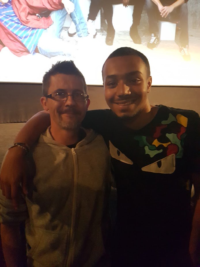 Super soirée à l'avant-première de "La vie scolaire" de @grandcorpsmalad et Mehdi Idir. Bonus rencontre avec l'équipe du film. Très sympa  et abordable. Un film à voir,une réussite.  :)