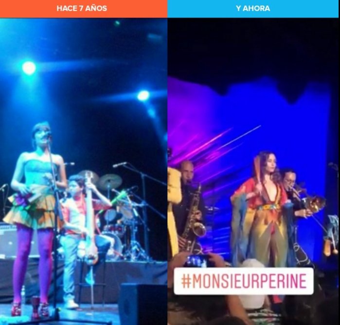 ale_archer's tweet photo. Have 7 años via pot primers voz a @monsieurperine en el Plaza Condesa, abriendo el concierto de Paté de Fue, hace 10 días los vi en el Sony Hall de NY, desde ese primer concierto quedé fascinada, que bonito verlos crecer tanto. Siempre #SuinALaColombiana 💗 https://t.co/e42st6ivDT