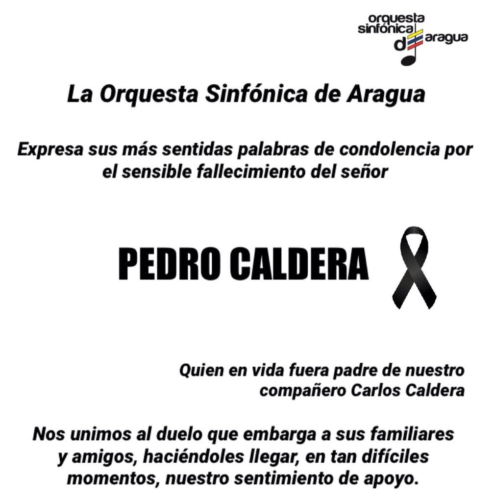 Sinfónica de Aragua (@sinfonicaaragua) on Twitter photo 
