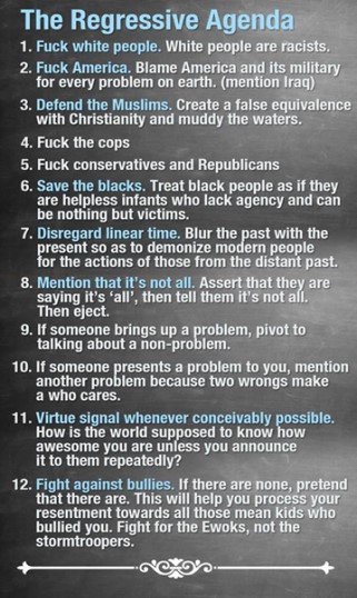 ryansp1973_p's tweet photo. @realDonaldTrump The #RegressiveAgenda of the #Democrat Party

#Trump2020  #MAGA2020 #BuildTheWall 
#StopDemocratVoterFraud #VoterID
#VoterIDLaw #SecureOurSouthernBorder https://t.co/6D4U5o7yW6