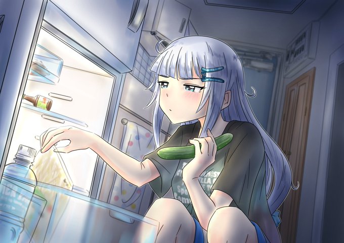 「前髪 冷蔵庫」のTwitter画像/イラスト(新着)