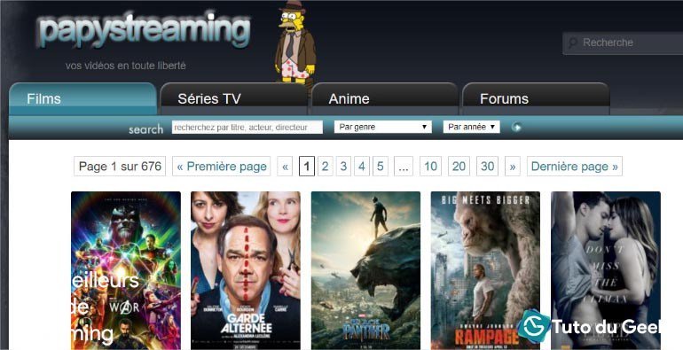 tutodugeek's tweet photo. #Papystreaming : le célèbre site de #Streaming sans inscription.
#TutoDuGeek #Geek https://t.co/2qMuixylTh https://t.co/cVdkpdyR7c
