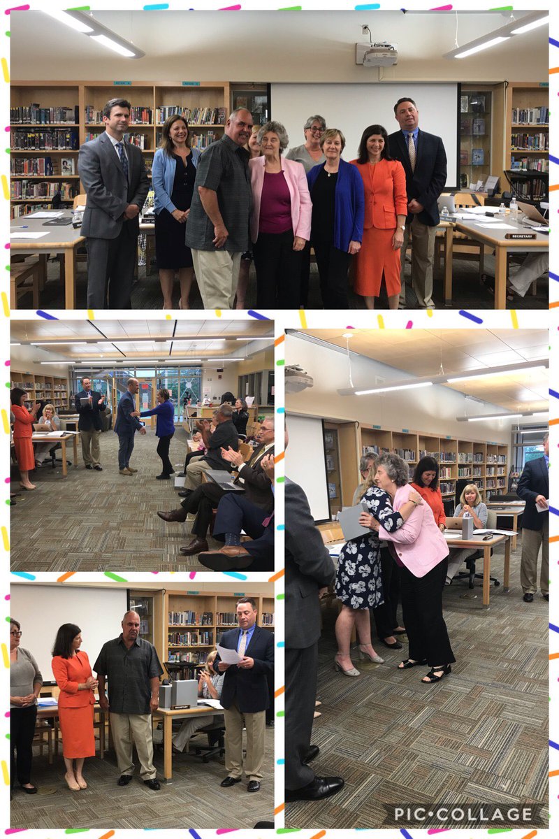 ameyer1026's tweet photo. Thank you for your distinguished service to the students, staff, and families  of EG Schools. Best wishes in your retirement.  Mr. Coutu, Ms. Foley, &amp; Ms. Bonk https://t.co/u7bZNlc7WR