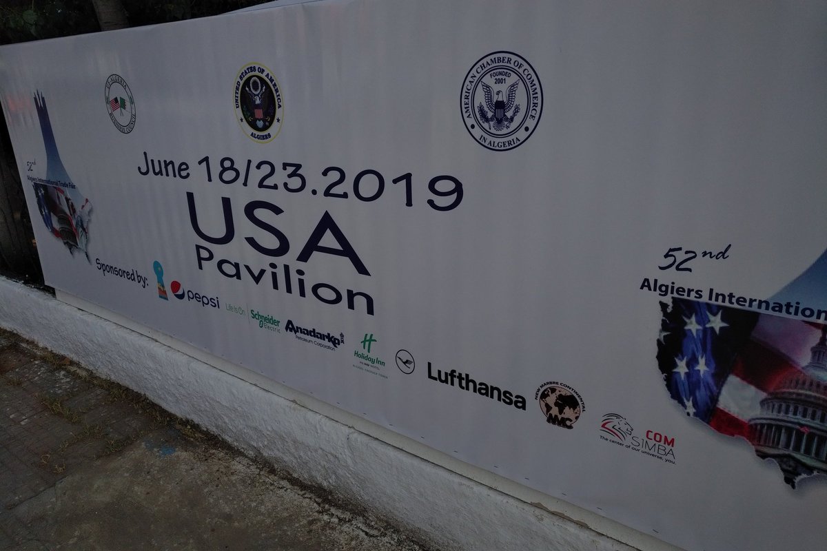 #AmCham Algeria was very pleased to be at the #SAFEX2019 inauguration day. We look forward to meeting you at our booth located at Pavilion G of the SAFEX!