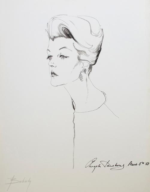 Dame Angela Lansbury News On Twitter Dame Angela Lansbury S Portrait By Don Bachardy 1963