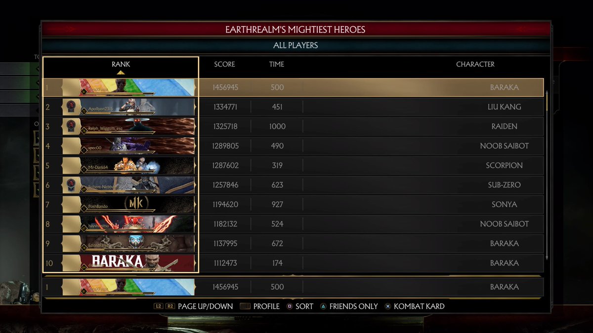 KiruKorner's tweet photo. That was HARD T.T #Mk11 #Mortalkombat11 #towersoftime #PS4  #PS4share https://t.co/q3kapm0YKf