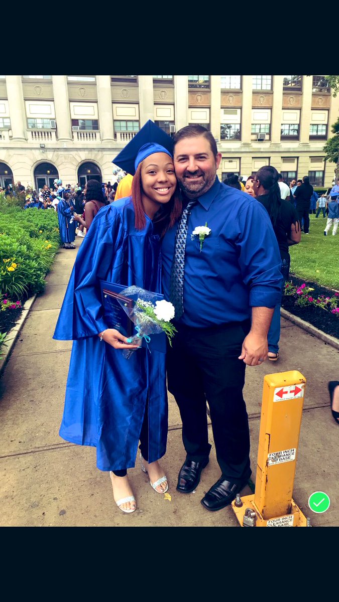 Class of 2k19🎓 I enjoy my 3 years in asbury park middle school❤️, i’m so thankful for these two teachers. you guys taught me so much and for that i’ve made it I will miss you guys and the others💙🖤 #graduation #asburyparkschools #APHS #PositiveHipHop