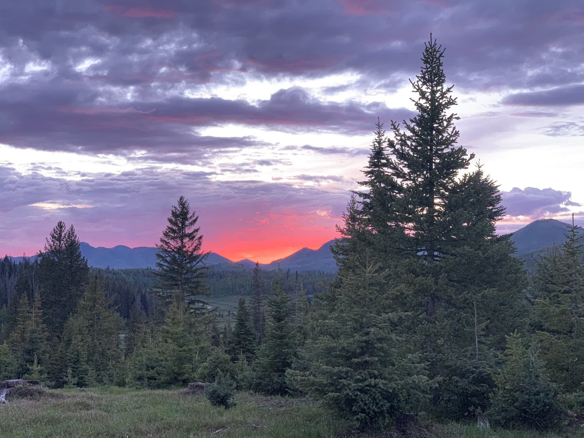 _B_Rad's tweet photo. Beautiful Sunset in #Colorado from #PearlLake      @NatlParkService @Colorado #nofilterneeded https://t.co/2lIFsz3Cpy